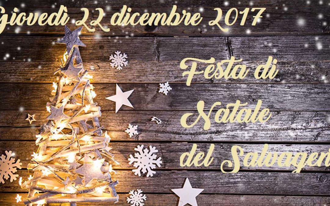 21 dicembre: festa di Natale al Salvagente